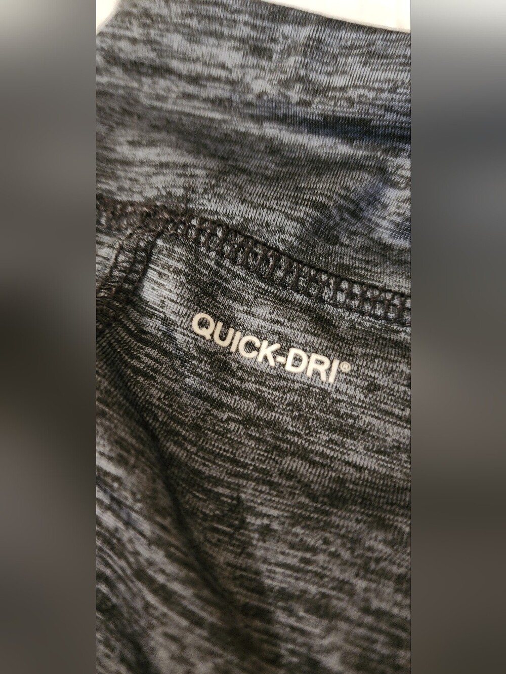 Xersion Gray Black Heather Quick-Dri Kids Leggings